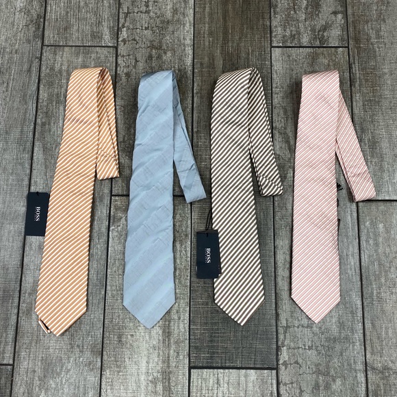 100% Authentic - 13 piece men’s Hugo Boss tie bundle brand new - Picture 2 of 5